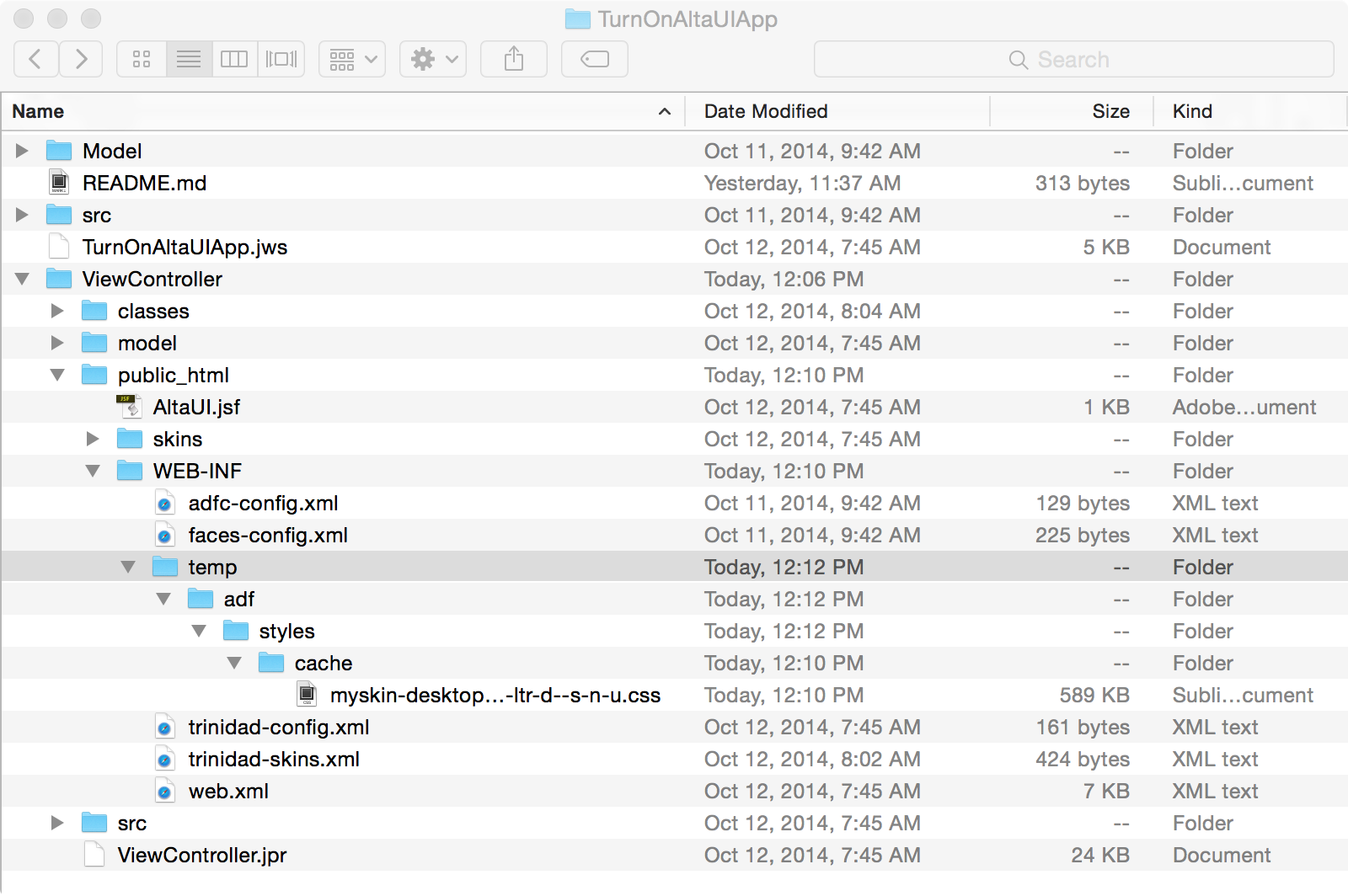 Image: ADF Styles caching